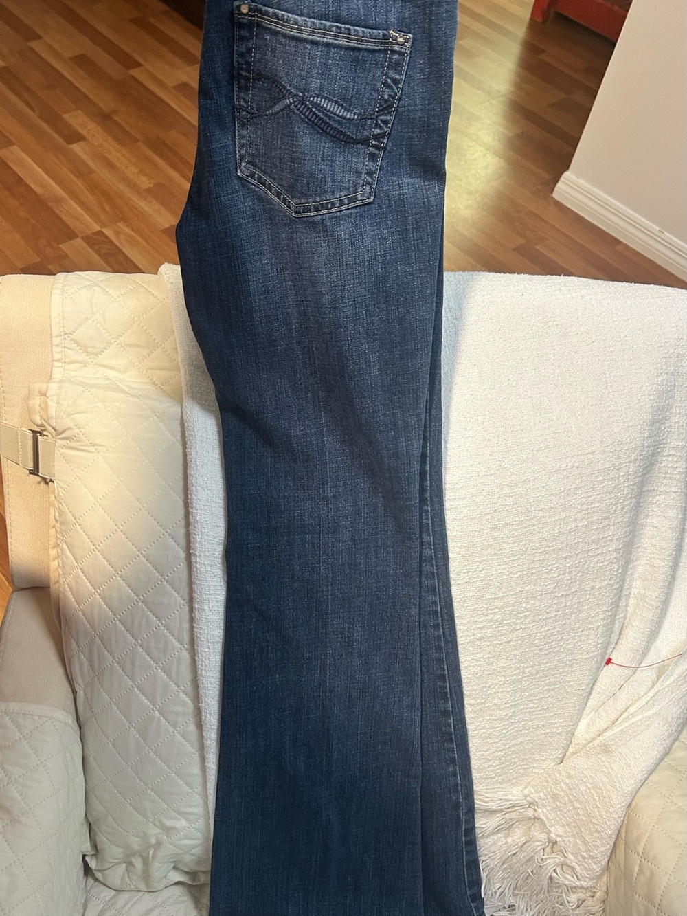 White House Black Market Indigo Flared Jeans